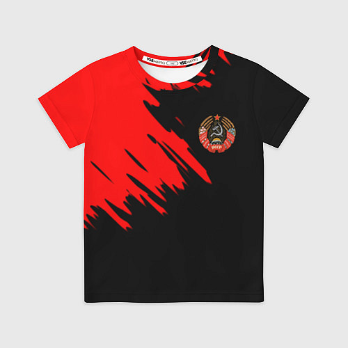 Детская футболка БССР текстура краски / 3D-принт – фото 1