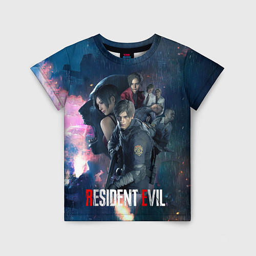 Детская футболка Resident Evil game color / 3D-принт – фото 1