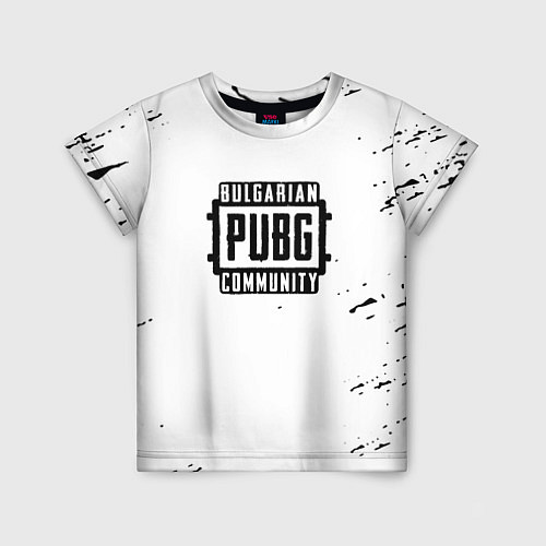 Детская футболка Pubg текстура game / 3D-принт – фото 1