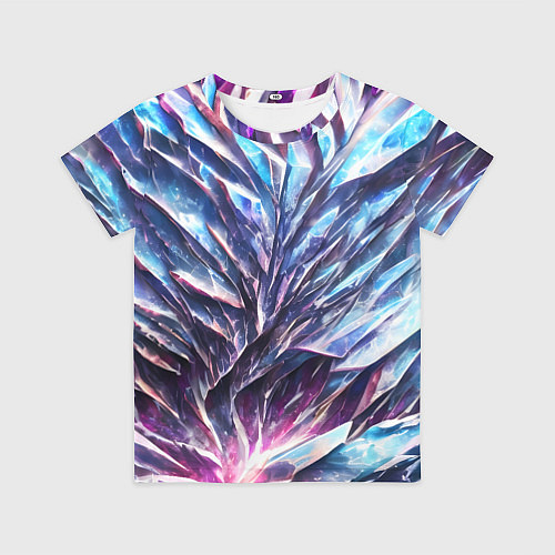 Детская футболка Синий драгоценный камень / 3D-принт – фото 1