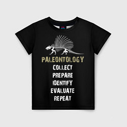 Детская футболка Paleontology dimetrodon