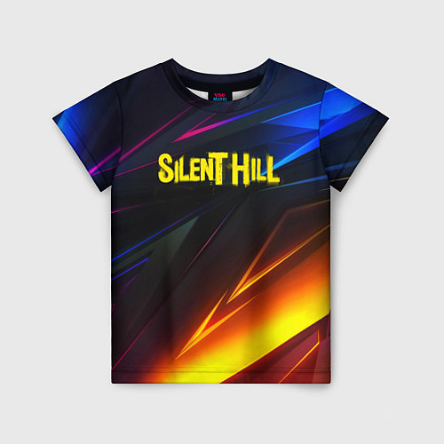 Детская футболка Silent hill stripes neon / 3D-принт – фото 1