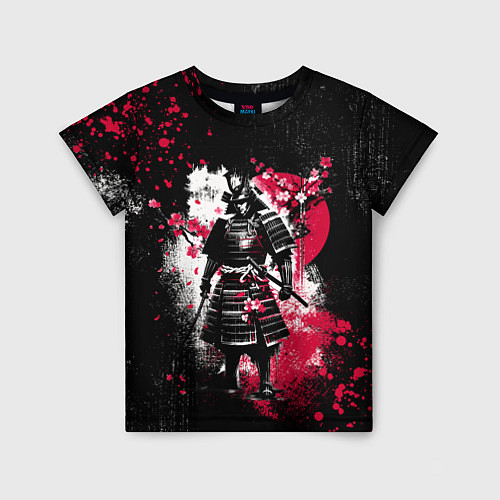 Детская футболка Ghost of Tsushima - samurai / 3D-принт – фото 1