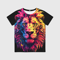 Футболка детская Старый огненный лев, цвет: 3D-принт