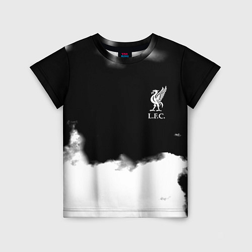 Детская футболка Liverpool текстура / 3D-принт – фото 1