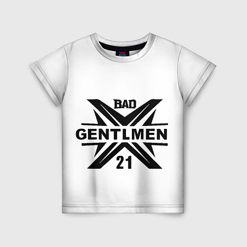 Детская футболка Плохой джентльмен / 3D-принт – фото 1