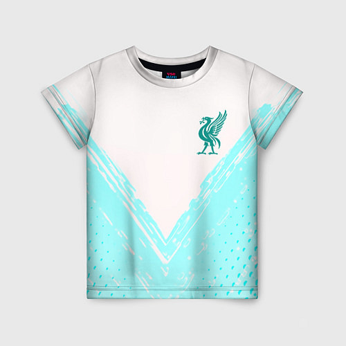 Детская футболка Liverpool logo texture fc / 3D-принт – фото 1