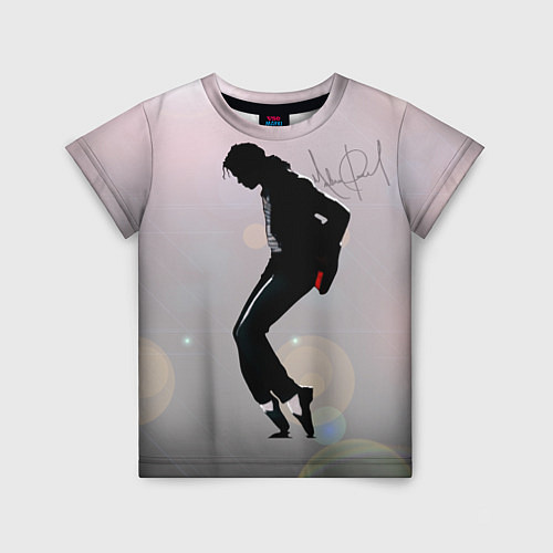 Детская футболка Майкл Джексон под прожекторами - с автографом / 3D-принт – фото 1