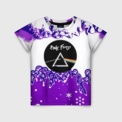 Футболка детская Pink floyd violet splash, цвет: 3D-принт