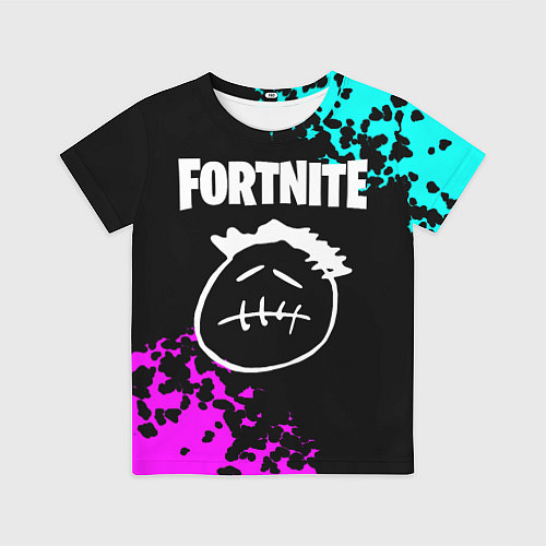 Детская футболка Фортнайт neon / 3D-принт – фото 1