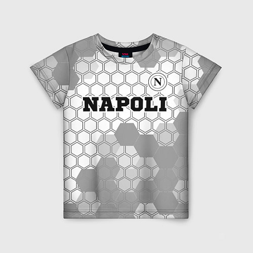 Детская футболка Napoli sport на светлом фоне посередине / 3D-принт – фото 1