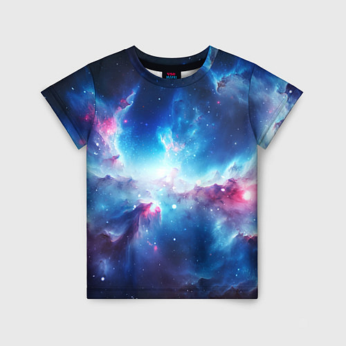 Детская футболка Fascinating cosmic expanses / 3D-принт – фото 1