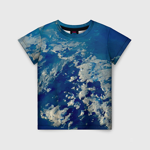 Детская футболка Небо Земли - star dust / 3D-принт – фото 1