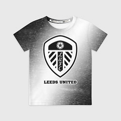 Футболка детская Leeds United sport на светлом фоне, цвет: 3D-принт