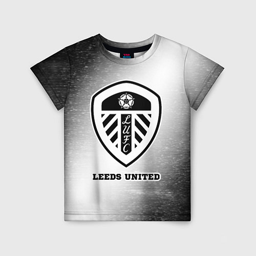 Детская футболка Leeds United sport на светлом фоне / 3D-принт – фото 1