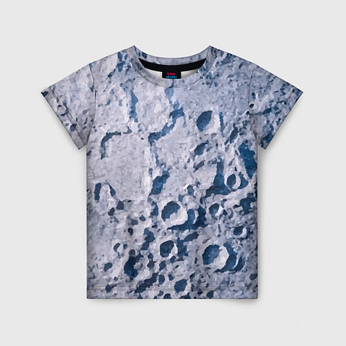 Детская футболка Кратеры на Луне - star dust / 3D-принт – фото 1