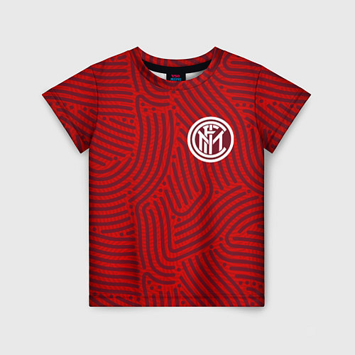Детская футболка Inter отпечатки / 3D-принт – фото 1