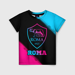 Футболка детская Roma - neon gradient, цвет: 3D-принт
