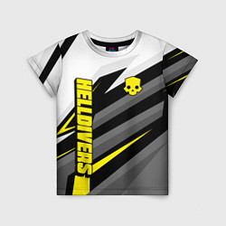 Футболка детская Helldivers 2: Uniform Yellow x White, цвет: 3D-принт