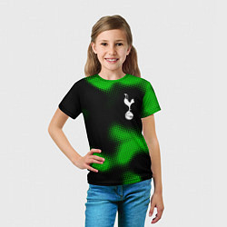 Футболка детская Tottenham sport halftone, цвет: 3D-принт — фото 2