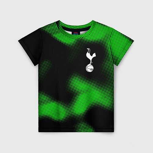 Детская футболка Tottenham sport halftone / 3D-принт – фото 1