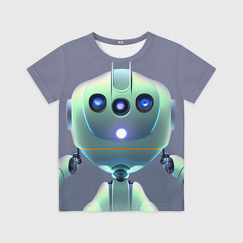 Детская футболка Робот человекоподобный / 3D-принт – фото 1