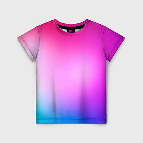 Детская футболка Colorful gradient / 3D-принт – фото 1