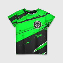 Детская футболка PSG sport green