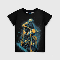 Детская футболка Ночной мотокросс