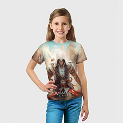 Футболка детская Assassins creed большой город, цвет: 3D-принт — фото 2
