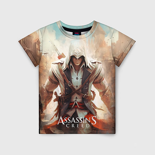 Детская футболка Assassins creed большой город / 3D-принт – фото 1