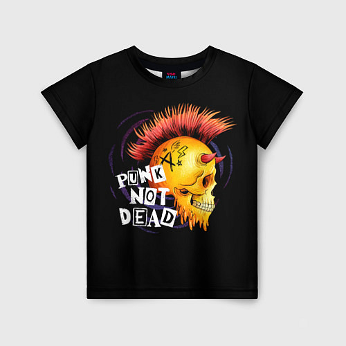 Детская футболка Панк не умер / 3D-принт – фото 1