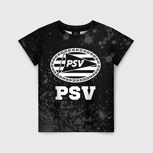 Детская футболка PSV sport на темном фоне / 3D-принт – фото 1