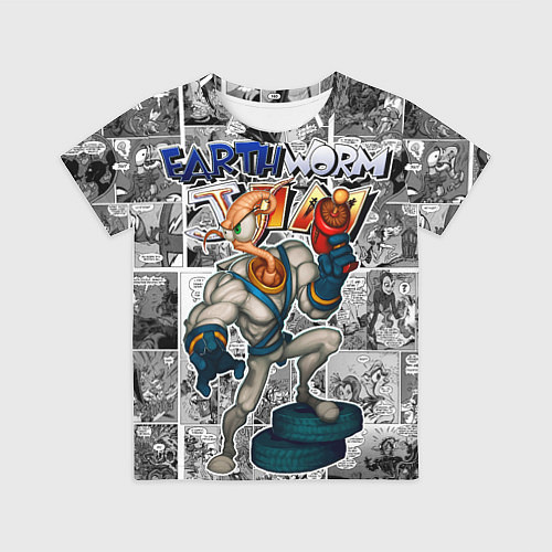 Детская футболка Jim comix / 3D-принт – фото 1