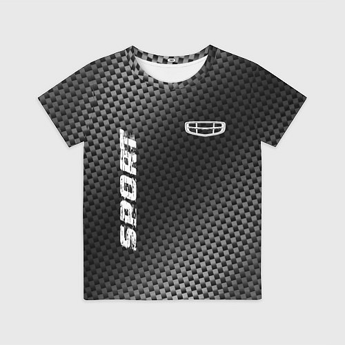 Детская футболка Geely sport carbon / 3D-принт – фото 1