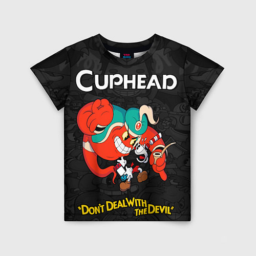 Детская футболка Cuphead - gin / 3D-принт – фото 1