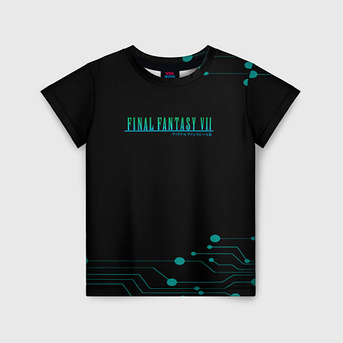 Детская футболка Final fantasy neon / 3D-принт – фото 1
