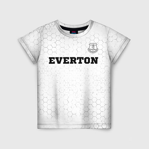Детская футболка Everton sport на светлом фоне посередине / 3D-принт – фото 1