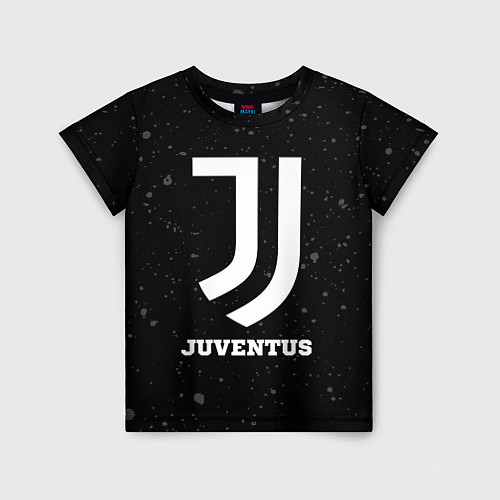 Детская футболка Juventus sport на темном фоне / 3D-принт – фото 1