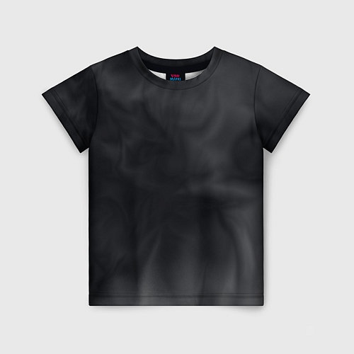 Детская футболка Тёмный серый дымчатый / 3D-принт – фото 1