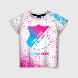 Футболка детская Hoffenheim neon gradient style, цвет: 3D-принт