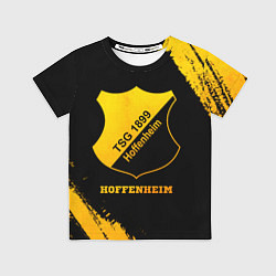 Футболка детская Hoffenheim - gold gradient, цвет: 3D-принт