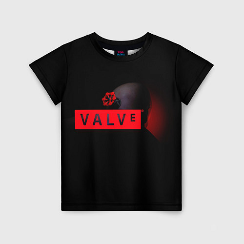 Детская футболка Valve afro logo / 3D-принт – фото 1