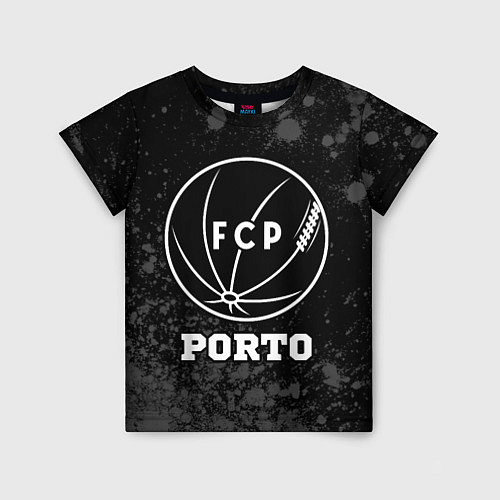 Детская футболка Porto sport на темном фоне / 3D-принт – фото 1