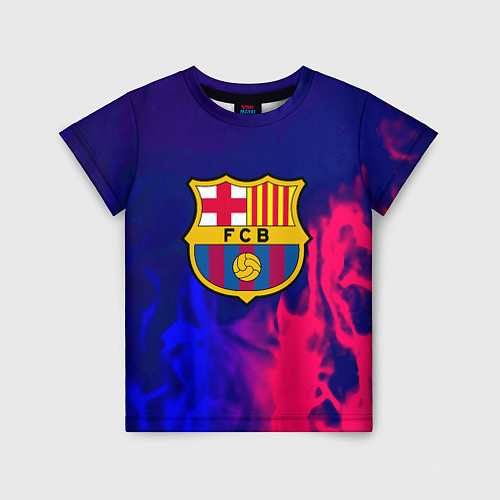 Детская футболка Barcelona fc club gradient / 3D-принт – фото 1