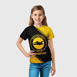 Футболка детская Brighton - gold gradient, цвет: 3D-принт — фото 2