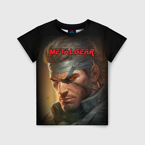 Детская футболка Веном Снейк из игры Metal gear / 3D-принт – фото 1