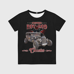 Футболка детская Классический хот-род в rat стиле, цвет: 3D-принт