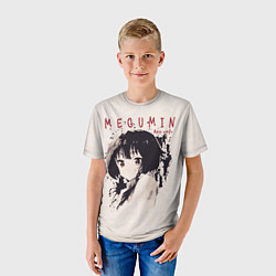 Футболка детская Megumin best waifu, цвет: 3D-принт — фото 2