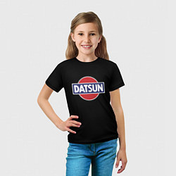 Футболка детская Datsun logo, цвет: 3D-принт — фото 2